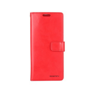 Samsung Galaxy S22 Ultra Compatible Case Cover With Premium Blue Moon Diary - Red